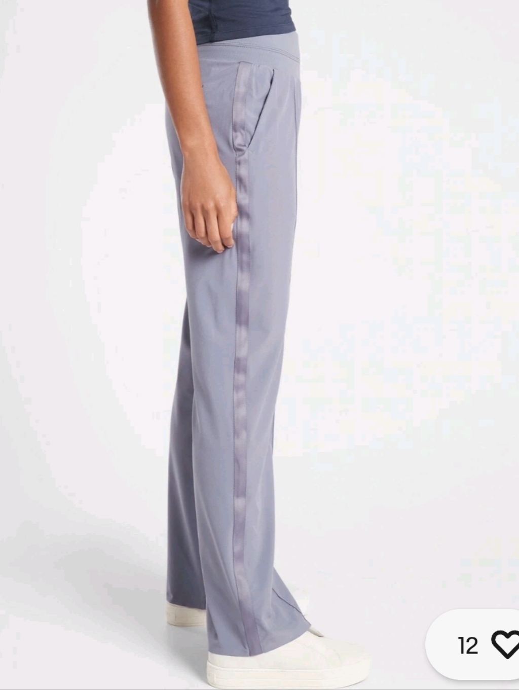 Athleta Nolita Wide Leg Violet Pants Sz12 Binaa